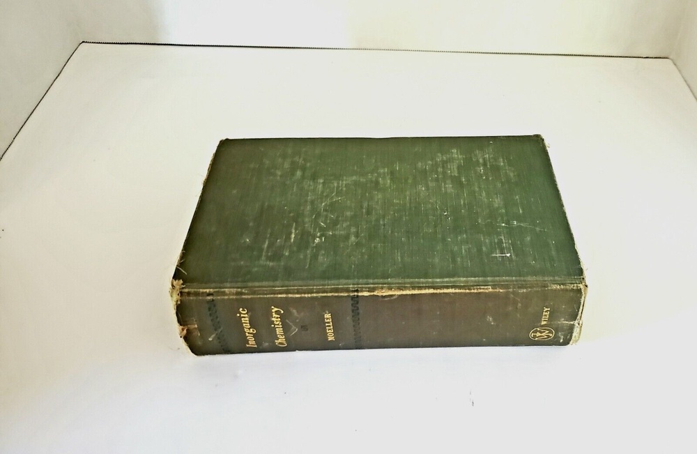 Inorganic Chemistry An Advanced Textbook Therald Moeller 1954 3rd Printing Book